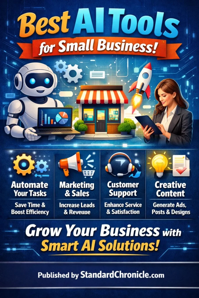 infographic about AI for small business