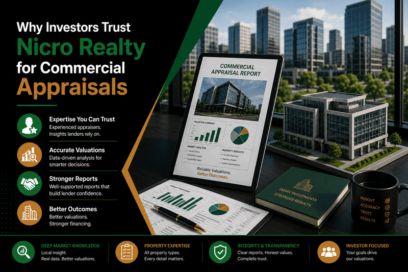 investment property appraisal analysis for real estate investors