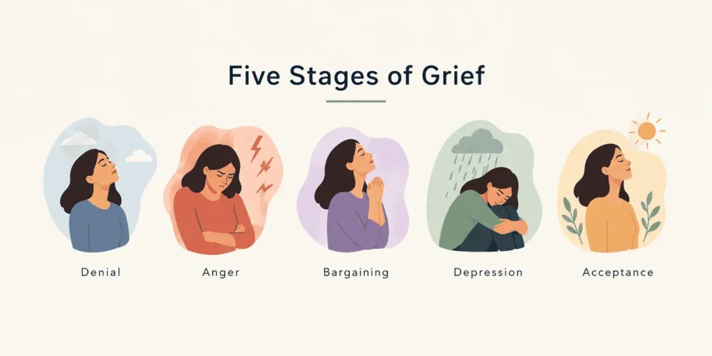 Grief Doesn’t Follow 5 Stages: What Actually Helps You Heal | Standard Chronicle understanding 5 different stages of grief